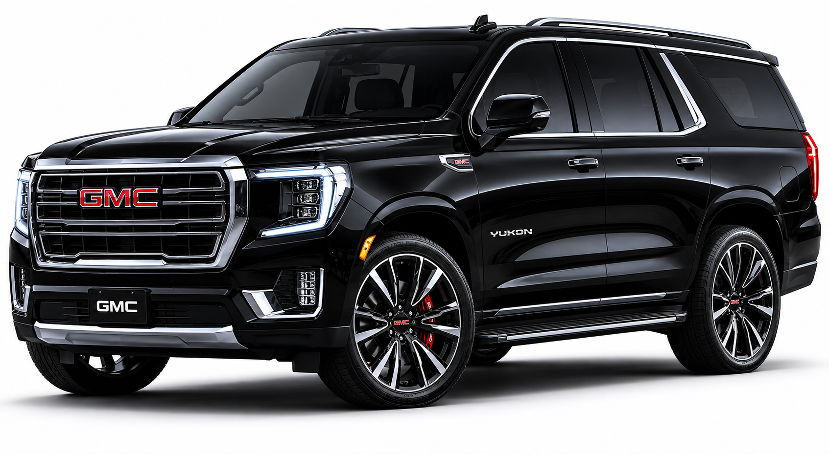 GMC Yukon XL luxury 7-seater SUV for private Umrah and Hajj transfers in Saudi Arabia