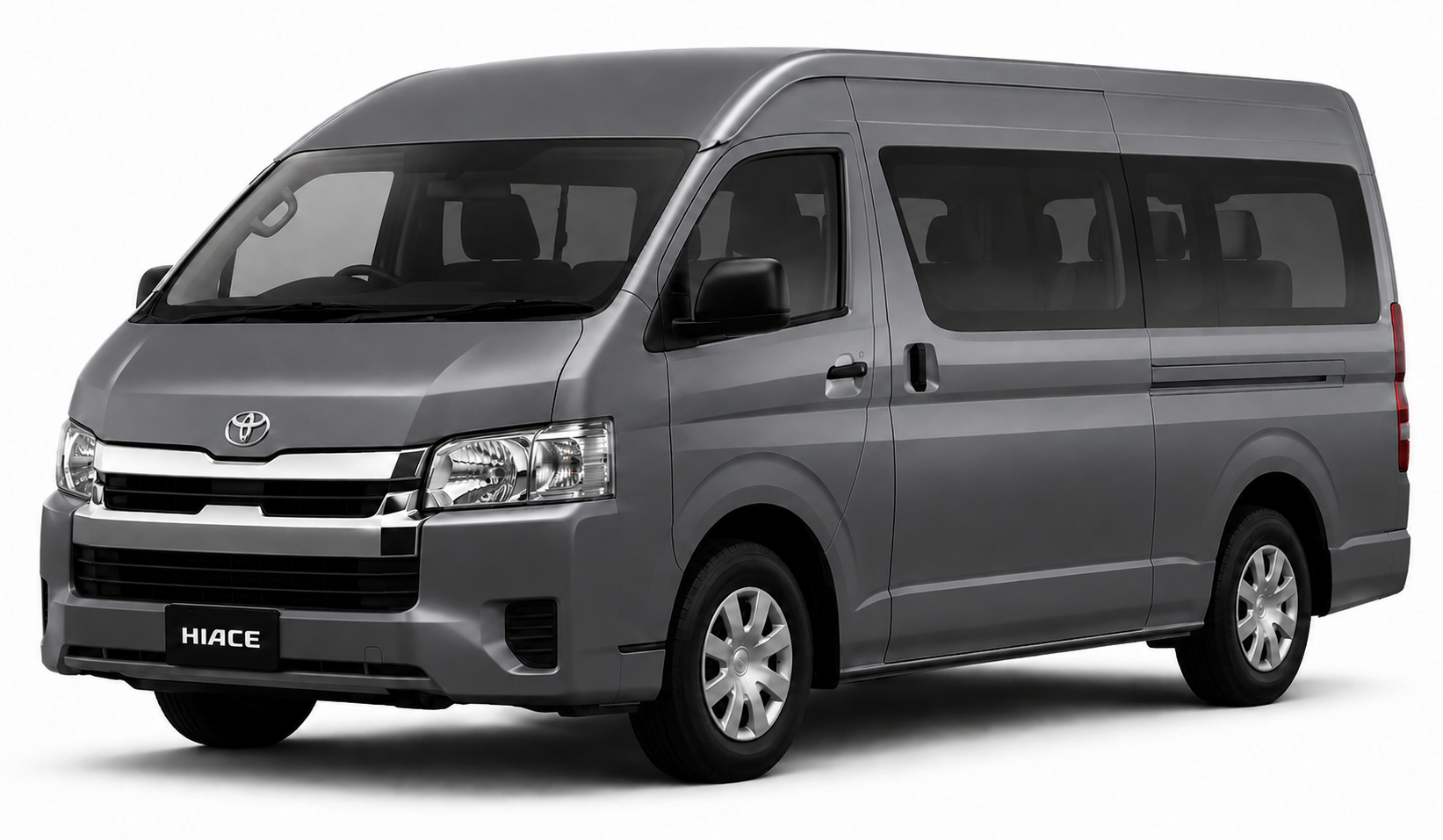 Toyota Hiace High Roof 10-seater van for large group Hajj transport Saudi Arabia